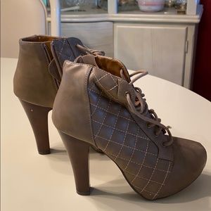 Tan Charlotte Russe Booties